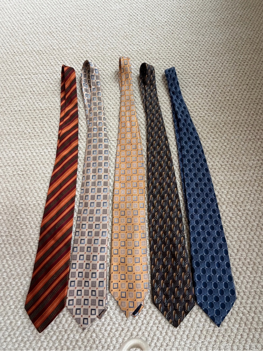 4 Ermenegildo Zegna Ties, 1 Boss